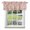 Orange, variant on Kitchen Cafe Valance Curtain for Small Windows,Cute Cartoon Pig Pink Buffalo Plaid Rod Pocket Short Valances,42x12in