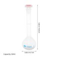 thumbnail image 4 of Miangastore High Neck Measuring Flask For Laboratory Precision Volumetric Flask For Science Accurate Liquid Sampling Bottle Chemical Measuring Bottle For Chemistry (50ml), 4 of 8