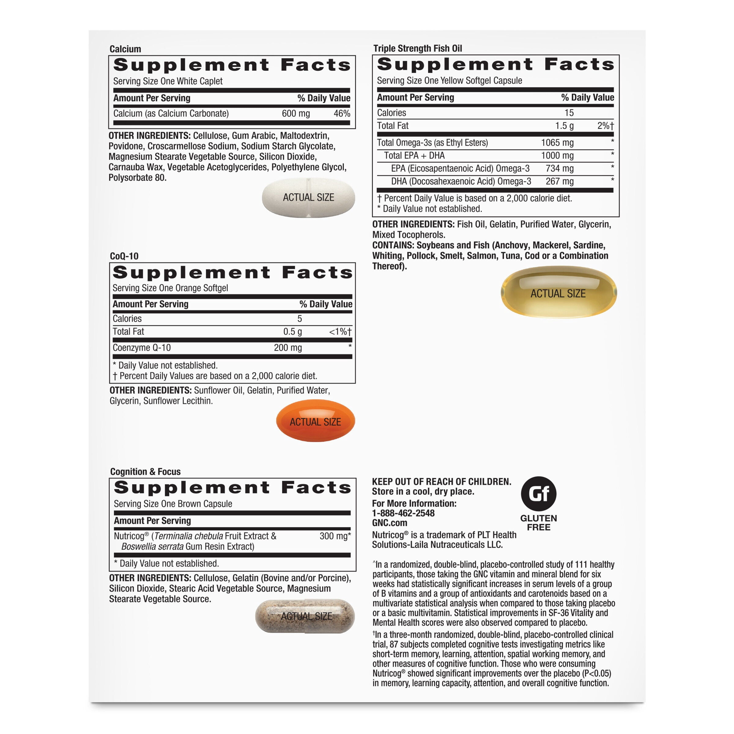 GNC Women’s 50 Plus Vitapak Program, Convenient Complete Nutrition, 5 Products in 1 Packet, Healthy Aging, Memory, Bone & Heart Health, with Proven Ingredients, Vitamin D-3, Biotin, 30 Daily Packs
