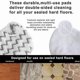 thumbnail image 3 of 6pk Steam Mop Pads for Bissell Replacement/Washable/Reusable Compatible with Bissell Steam Mop 1940 1440 1544 1806 2075 Series,Model 19402 19404 1940, 3 of 5