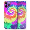 thumbnail image 4 of Design Skinz Spiral Tie Dye V1 Full Body Skin Decal Wrap Kit Compatible with Apple iPhone 8 (Screen Trim & Back Skin), 4 of 5