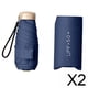 thumbnail image 1 of 2x Mini De Protección Solar Con Estuche Para Hombres Y Mujeres De Coche Resistente Azul Oscuro, 1 of 8