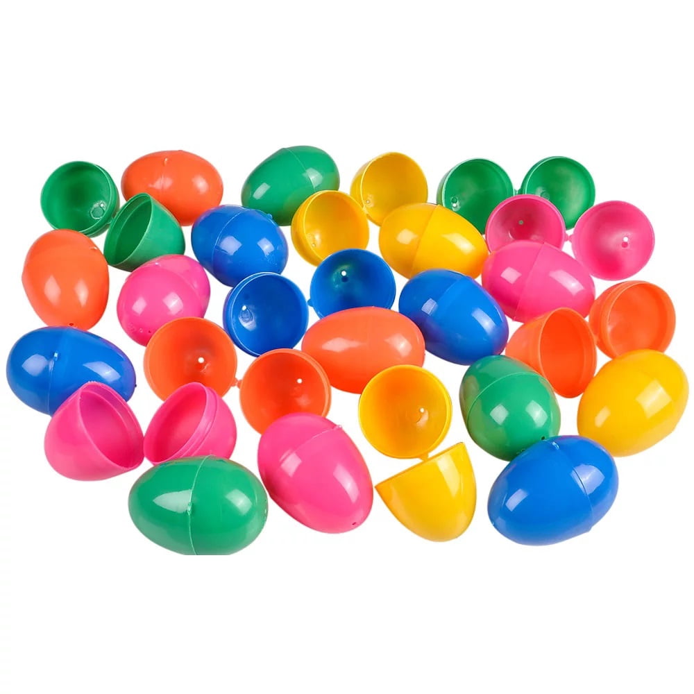 Pack of 2000 Fillable Easter Eggs - Bulk Colorful Bright Plastic Easter Eggs - Perfect for Easter Egg Hunt, Surprise Egg, Easter Hunt - 2.25" Assorted Colors