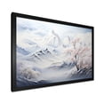 thumbnail image 2 of Designart "Serenity Amidst Snowy Peaks II" Landscapes Framed Wall Art Decor - Traditional White Mountains Winter Living Room Framed Canvas Art, 2 of 6