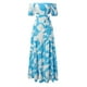 thumbnail image 3 of Gibobby Vestido Mujer Casual de Playa Verano Vestido cómodo para mujer Color sólido Espalda abierta Elegancia Sexy Fuera del hombro Fiesta Clubwear Noche Volant(Azul,G), 3 of 5