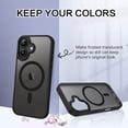 thumbnail image 3 of Funda magnética BENTOBEN para iPhone 16 negra translúcida, 3 of 9