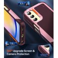 thumbnail image 6 of LeYi for Samsung Galaxy A25 5G Case, a 25 5G Case with 2 Pack Screen Protectors, Dual Layer Protective PC Back, Pink, 6 of 8
