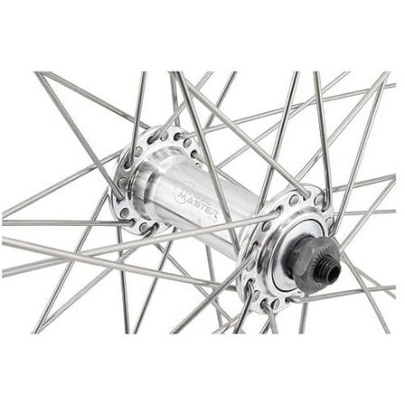 Wheel Front 27 x 1-1/4 Alloy Rim, Silver, 36H, Schrader