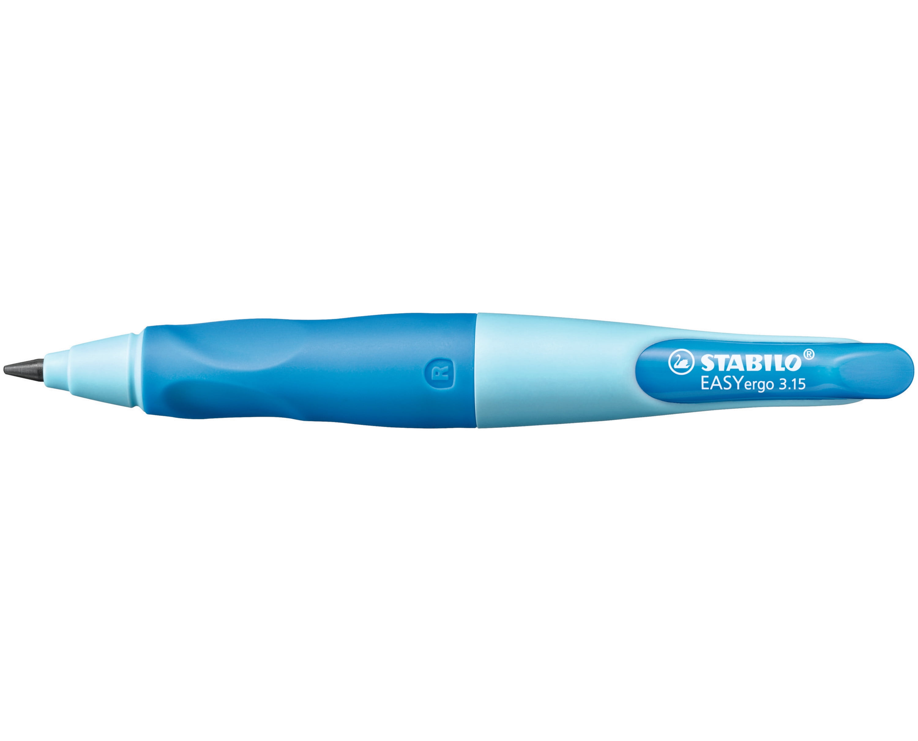 STABILO EASYergo Mechanical Pencil, Right-Handed Light, Blue/Dark Blue