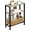 Greige2, variant on Narrow Side Table for Small Space, 2-Tier Small End Table with Shelf Holder, Slim Nightstand, Skinny Snack Couch Table in Living Room, Bedroom, Study, Kitchen and Balcony (Black)