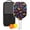 White, variant on Pickleball Paddles Set Of 1, Fiberglass Surface, Butterfly Print, 1 Paddle, 2 Balls & Bag