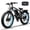 Black Blue, variant on 6000W Electric Bike, 60V 25AH Battery Ebike for Adults, Dual Motor AWD Ebike 50MPH 21-Speed ,Long Range Mountain EBike with 26" x 4.0 Fat Tire, All-Road Mountain Bike UL2849