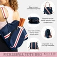 thumbnail image 3 of Kedzie Pickleball Paddle Carrying Tote Bag Navy, 3 of 8