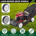 thumbnail image 2 of CheeMuii 734-04019 Lawn Mower Rear Wheels 2 Pcs 12" Push Mower Back Drive Wheels Replace for MTD 734-04127 734-04019 Compatible with Troy Bilt Most Walk-Behind Push Lawn, 2 of 6