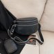 thumbnail image 5 of Bolso Pecho Multibolsillos DQrwqpou Casual de Cuero PU Suave color negro, 5 of 9