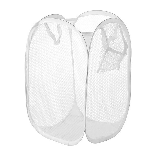 Cesto de ropa sucia emergente (paquete de 1 y 2) Cesto de malla emergente plegable Cesto de ropa sucia con asas de transporte de Simplized