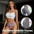 thumbnail image 4 of Thongs for Women - Lovely animals No Show Seamless Womens Thongs Underwear, Soft Stretch G String Thongs for Women,Cuteness Ladies Thong Bikini Panties Briefs, 4 of 5