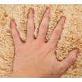thumbnail image 3 of ZHAOCHENG Alfombra de pelo gris claro para baño, inodoro, tres piezas, antideslizante, absorbente, alfombrilla para suelo de inodoro, juego de alfombrillas para inodoro de tres piezas: 50*80cm+50*40cm, 3 of 4
