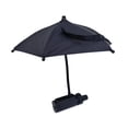 thumbnail image 3 of Dualoai Mini Phone Umbrella Compact Adjustable Clamp for Video Watching Beach Hiking, 3 of 9