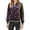 Purple, variant on Women Jackets Fall Sequin Baseball Jacket Long Sleeve Front Zip Bomber Blazer Glitter 2025 Trendy Outfits