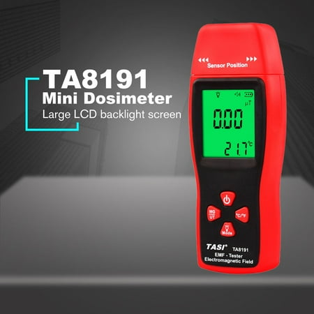 - TA8191 Digital Mini LCD Electromagnetic Field Radiation Detector Handheld EMF Meter Dosimeter Gauss Tester Single Axis