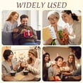 thumbnail image 6 of Uxcell Birthday Card, Funny Happy Birthday Greeting Cards Thick Card Stock with Kraft Paper Envelope Gift Perfect for Wife, Husband, Brother, Sister, Daughter, Son, Mom, White(nainai), 6 of 7