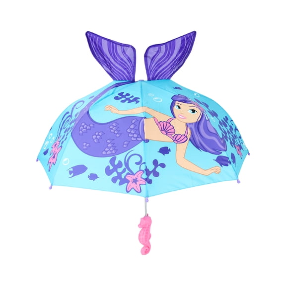 RINCO Kids Mermaid Umbrella Child's Size 30" (Mermaid)