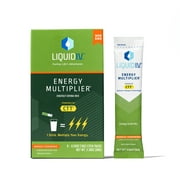 Liquid I.V. Hydration Multiplier + Energy Electrolyte Powder Packet Drink Mix, Mango Tamarind, 6 Ct