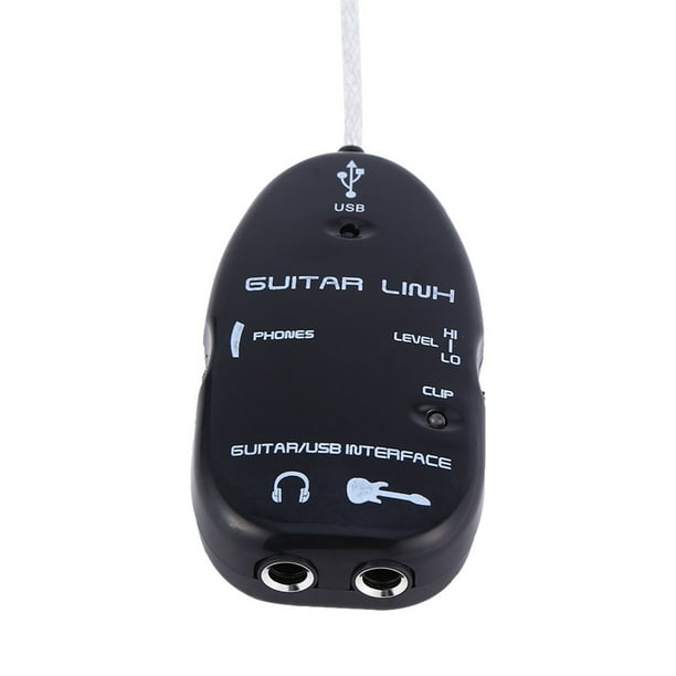 Cable Rocksmith, Cable de Enlace de Guitarra USB Profesional, Fácil Instalacia Enchufe y Juego Equipo de Grabacia de Guitarra Interfaz de Guitarra A PC Con Su Computadadador y es