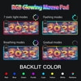 thumbnail image 5 of Wireless Charging Mouse Pad Large RGB Gaming Desk Mat 13 Light Modes Mousepad 31.5x11.8 Dwarfs Celebrate 2025 New Year, 5 of 6
