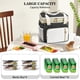 thumbnail image 5 of Lunch Box BAGNN, bolsa térmica expandible, aislante, 16 L, negra, 5 of 9
