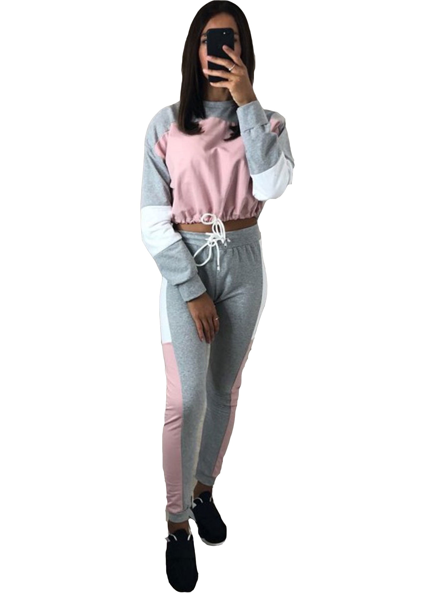 sweatshirt and pants outfit