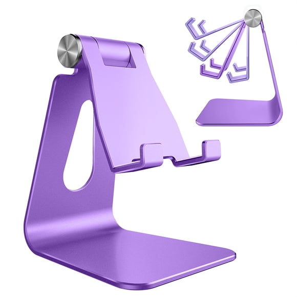 Soporte Ajustable para Celular CreaDream de Aluminio Morado