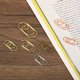 thumbnail image 5 of Clips para Papel Estrella-Forma Rosa Oro Unique Bargains 0.9 Pulgadas Paquete de 50, 5 of 5