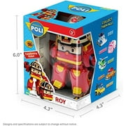 Robocar POLI Toys, ROY Transforming Robot Toys, 4 Action Figure Vehicles for Ages 3 and up