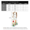 thumbnail image 3 of Summer Dresses for Women Wedding Guest Dresses Sleeveless Plus Size Maxi Dresses Floral and Butterfly Print Kaftan Boho Dress Shermie, 3 of 3