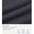 thumbnail image 4 of Comfneat Men's 5-Pack Boxer Briefs Super Stretchy Cotton Spandex Comfy Underwear (Black Pack-5, L), 4 of 6