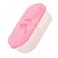 thumbnail image 4 of Food Storage Box Kitchen Fridge Transparent PP Double Grip box food storage box Fresh Food Storage Sealed Container, Pink, 4 of 7