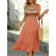 thumbnail image 3 of MORTTIC Women's Spaghetti Strap Sundress Casual Sleeveless Summer Dress, A-Line Ethnic Style, Resort Wear for Daily & Vacation, 3 of 6