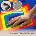 thumbnail image 6 of ODIKA 8'x10' Washable Area Rug Non-Shedding, Easy Care, Vibrant Lgbt With Repeating Bands And Symmetrical Edge Detail for King Size Bedroom Under Bed, Master Suite, 6 of 7