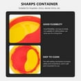 thumbnail image 4 of HLONK Bankdisposalsafety Sharps Case Storage Trash Needle Box Syringe Containers Container Containers Waste Barbers, 4 of 10