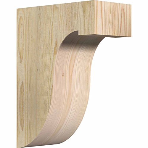 Ekena Millwork COR06X12X16DEL00RDF Del Monte, 12"D x 16"H, 6"W Douglas Fir (Rough Sawn Corbel)
