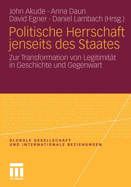 Globale Gesellschaft Und Internationale Beziehungen: Politische ...