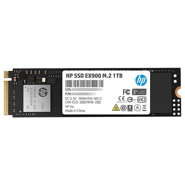 Unidad de Estado Sólido HP EX900 de 1TB, M.2 NVMe PCIe 3.0.