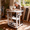White Single Layer - Recommended Single Layer Ordinary Steel Pipe, variant on Adjustable Height Mobile Craft Storage Table with Double Shelves & 4 Silent 360° Wheels, Multifunctional Sewing Knitting Work Desk Black White for Bedroom Living Room