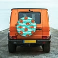 thumbnail image 6 of Gukieu Octopuses Print Car Tire Cover, Adjustable Waterproof and Dustproof Tire Protection Cover, Suitable for SUV, Truck, Van-15 inch, 6 of 6