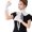 White, variant on Fashion Spread Lapel Detachable Layered Victorian Collar European Design For Dresses Blouses Effortless Tie