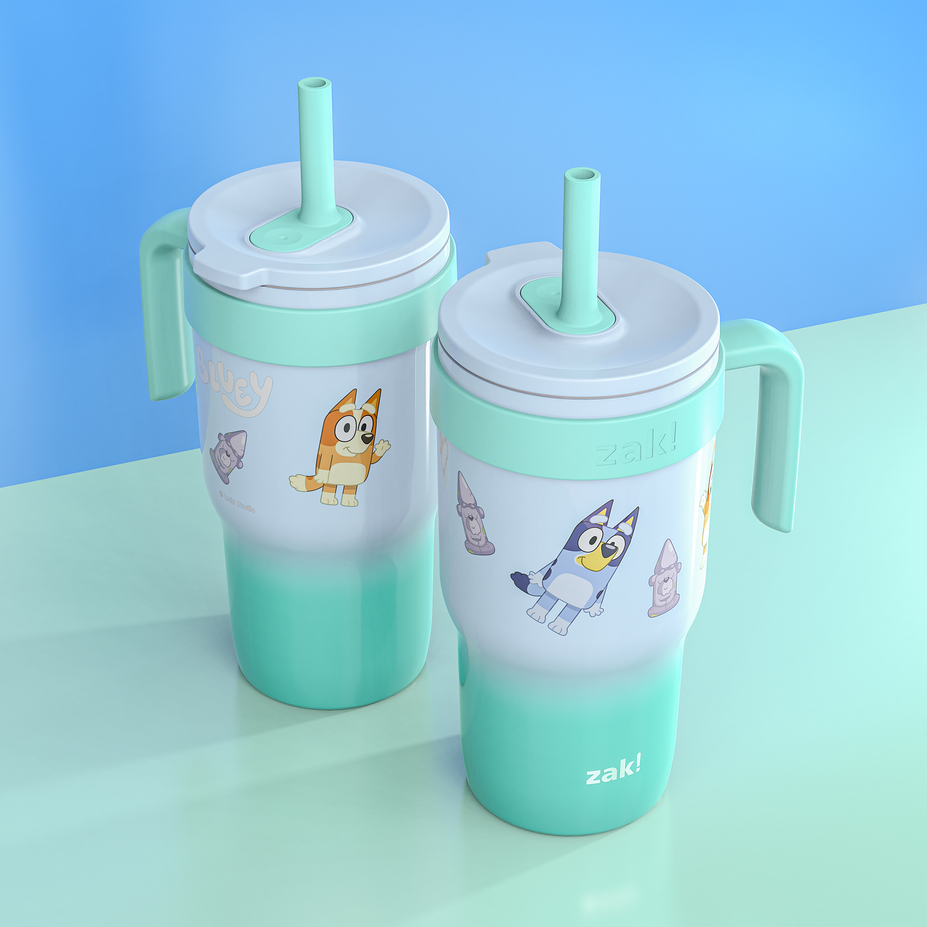 Zak Designs Bluey Kids Insulated Tumbler with Straw, 18oz photo 8