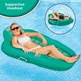 thumbnail image 4 of Aqua Leisure Polyknit Luxe Water Lounger Recliner Pool Inflatable, 4 of 5