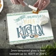 thumbnail image 2 of CounterArt Love To Cook 3mm Tempered Glass Cutting Board 10" by 8", 2 of 7